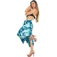 thumbnail image 4 of HAPPY BAY Women's Bikini Wraps Beach Wrap Cover up Swimwear Skirt Bathing suit Swimsuit Sarong Coverups for Women One Size Turquoise, Tie Dye, 4 of 5