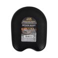 thumbnail image 4 of Thyme & Table, Ceramic Ribbed Spoon Rest, Black, 4 of 5