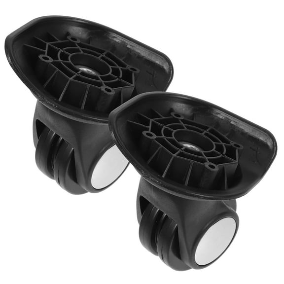SEWACC 1 Pair Metal and ABS Luggage Wheels for Suitcase Replacement