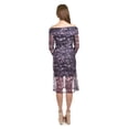 thumbnail image 3 of Vestido de mesh drapeado Roman Fashion /Juvenil, 14392 (Morado) violeta oscuro M, 3 of 5