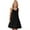 Black, variant on ZACPNCV Girls Summer Casual Loose Tank Swing Midi Cute Shift Dress Black 4-5 Years