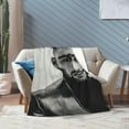 thumbnail image 5 of Blanket Zayn Malik Soft and Comfortable Warm Fleece Throw Blankets Yoga Blankets Beach Blanket Picnic Blankets Gift for Dorm room office decor Sofa Bed Camping Travel All Season, 5 of 6