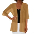 thumbnail image 5 of Diufon Lightweight Summer Cardigan for Women 3/4 Sleeve Open Front Cardigans Casual Beach Vacation Cover Up, 5 of 8