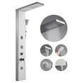 thumbnail image 1 of VEVOR Shower Panel Tower System Stainless Steel Column Rainfall Head Massage Jet 5Mode, 1 of 9