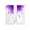Purple, variant on Modern Sage Green Sheer Curtains 96 Inch Length 2 Panels Set, Gradient Floral Abstract Bohemian White Voile Window Treatment Semi Sheer Long Curtains Drapes for Bedroom/Living Room/Kitchen 52"x96"x2