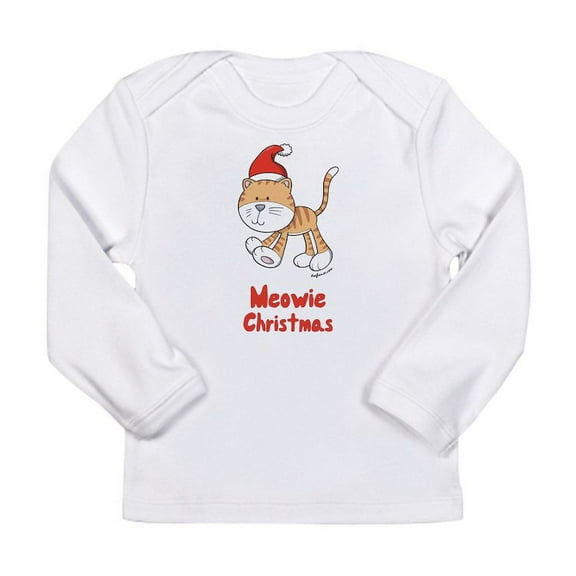CafePress - Christmas Kitty Long Sleeve Infant T Shirt - Long Sleeve Infant T-Shirt