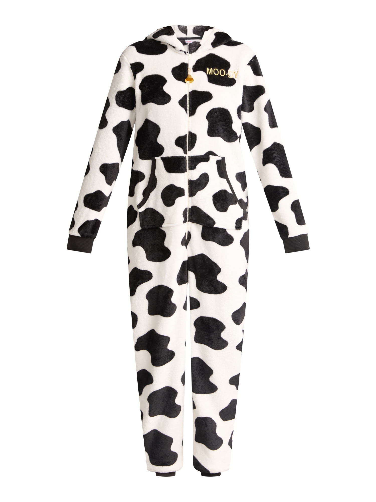 Women’s Cosplay Cow One Piece Pajamas from Holiday Time, Sizes XS-3X