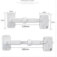 thumbnail image 2 of Window Safety Locks, Adjustable Window Restrictor Self Adhesive Safety Locks without Drilling for Baby Pet, Child Safety Locks for Metal, Wooden, Slid, 2 of 5