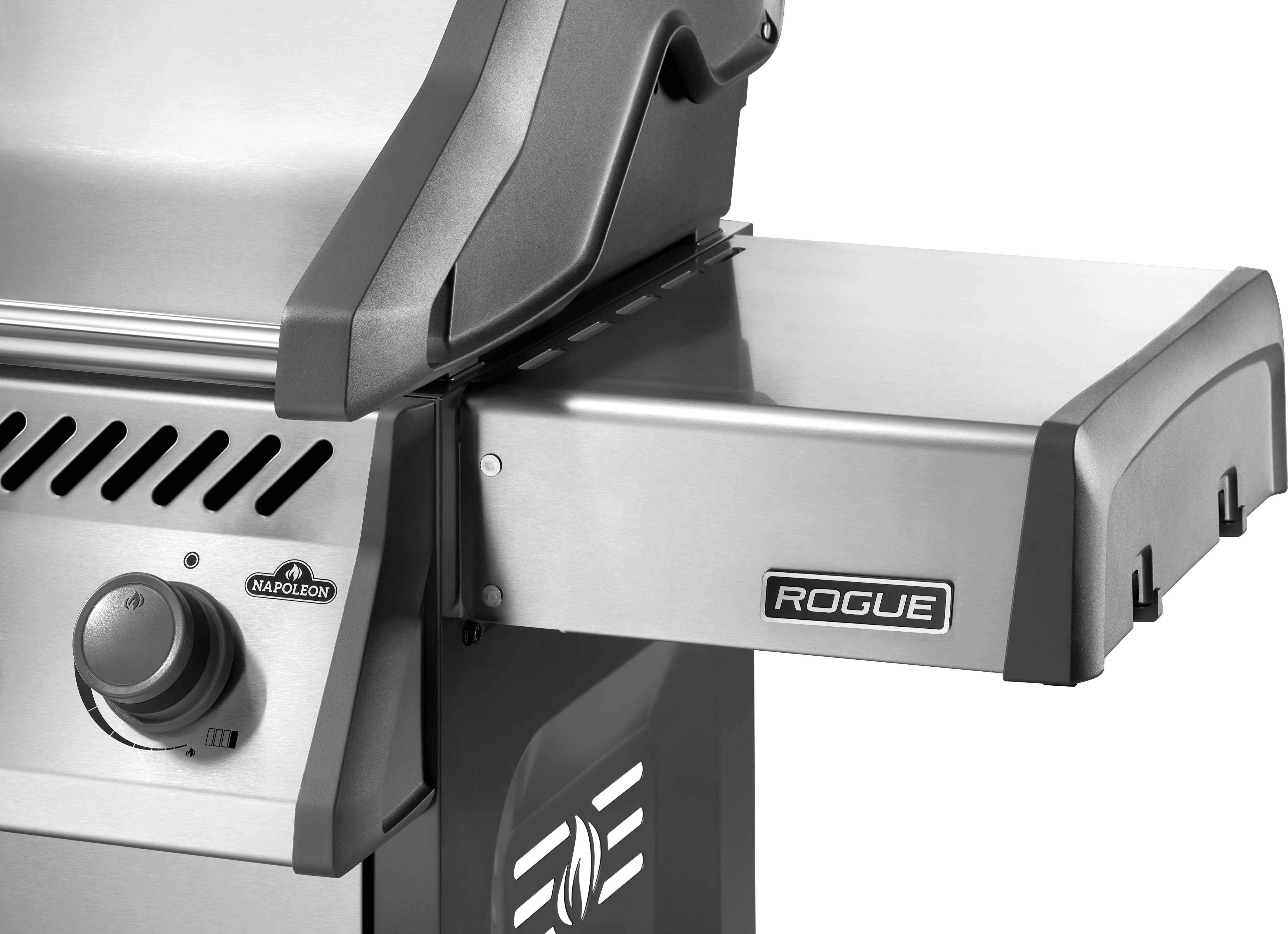 Napoleon Rogue® 525 4-Burner Natural Gas Grill with Range Side Burner in Stainless Steel