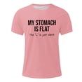 thumbnail image 4 of Afuyipoi Men's T-shirts,Relaxed Casual Crew Neck Summer Graphic Tees Pink 2XL, 4 of 6