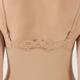 thumbnail image 6 of NMMUED Spaghetti Strap Jumpsuit Square Neck Short Romper Cami Bodysuit One Piece Lace Trim Shapewear for Women Pink S, 6 of 8