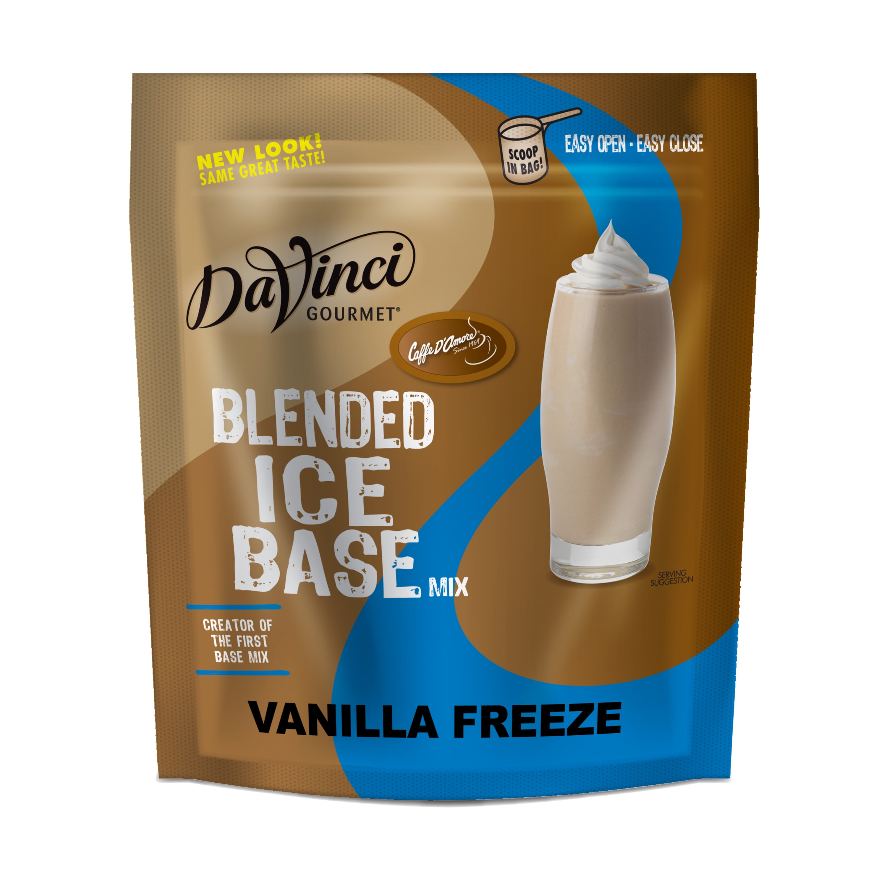 DaVinci Gourmet Vanilla Freeze Ice Blended Base Mix, 3 lb