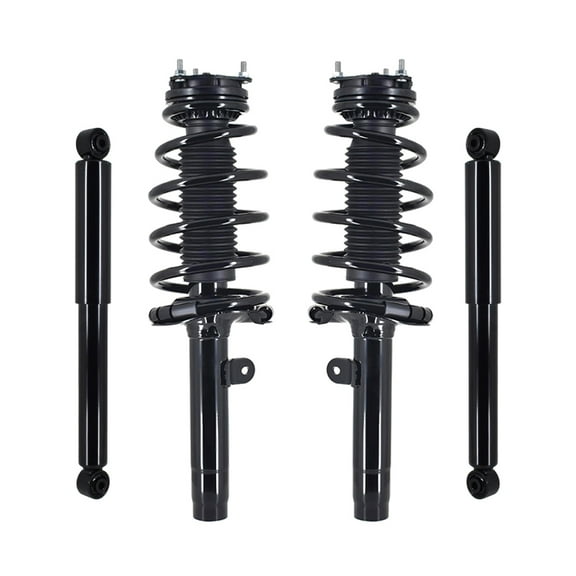Set 4 Front Quick Complete Strut-Coil Spring-Rear Shock For 2010-2013 Ford Transit Connect