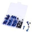 thumbnail image 1 of Kit completo de 158 tornillos y tuercas para carenado de motocicleta, color azul, 1 of 5
