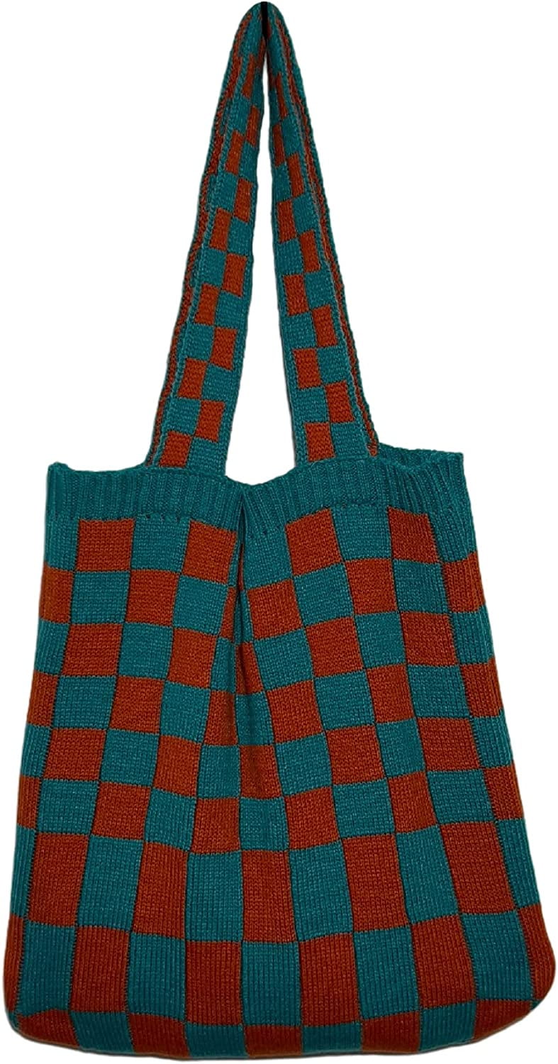 DanceeMangoos Y2k Aesthetic Tote Bag Aesthetic Y2k Bag Crochet Tote Bag