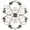 RSTC POWDER COATED, variant on Safavieh  Lighting Origami Piece Candle Holder Wall Sconce - 11" x 5.5" x 11"