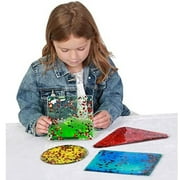 Playlearn USA 4-Pc Glitter Gel Pad Sensory Fidget Toy Pack for Kids & Toddlers