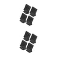 thumbnail image 1 of Ounissouiy Almohadillas de goma universales y pies de instalación de 4 piezas de larga duración, resistentes a impactos, resistentes a cargas Negro 2Conjunto, 1 of 1