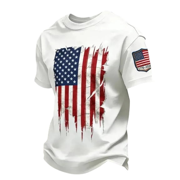 America 250 Shirt USA Independence Day Graphic Short Sleeve Tee For Patriotic Festive T Shirt With Red White Navy Artwork Comfortable Casual Top For Men