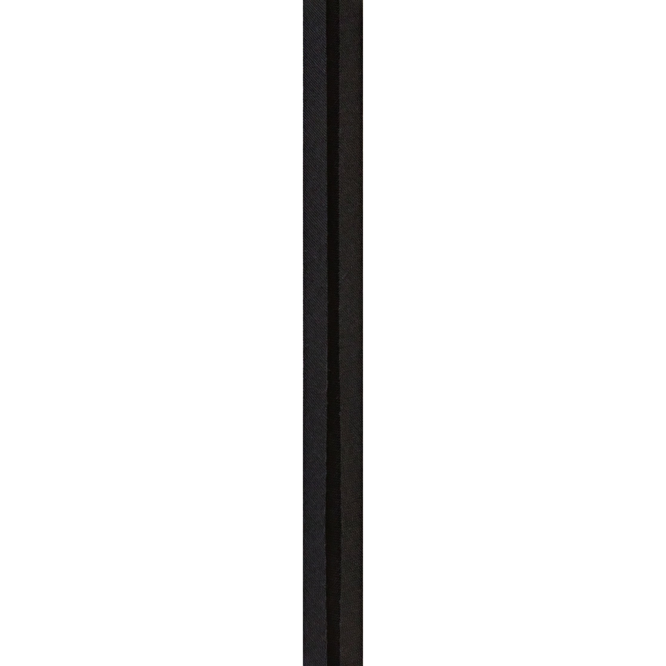 (2 pack) Wrights Bias Tape, Black, 1/2" Single Fold Bias Tape Binding For Sewing And Crafts, 4 Yards, 1 Each