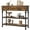 Rustic Brown, variant on DSstyles Console Tables for Entryway, Small Entryway Table with 2 Drawers, Narrow Console Table with Storage Shelves for Living Room, Hallway Table, Sofa Table, Rustic Brown/Rustic Grey