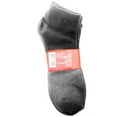thumbnail image 4 of 12 Pack Ankle Socks Men Womens Size 10-13 Low Cut Crew Stretch Sport Grey School, 4 of 7