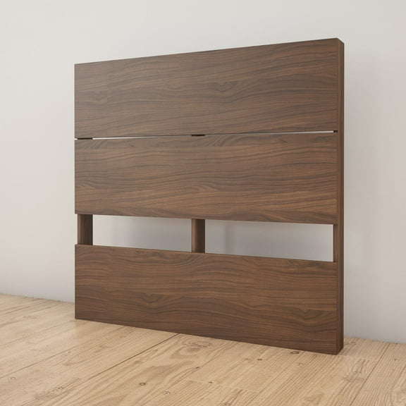 Nexera Twin Size Panel Wood Headboard, Ebony