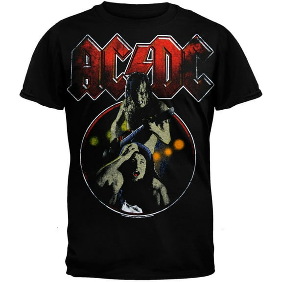 AC/DC Men's Angus Piggyback Short Sleeve T Shirt
