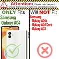 thumbnail image 3 of CoverON For Samsung Galaxy A04 Phone Case, Flexible Slim Lightweight TPU Minimal Cover, Clear, 3 of 8