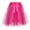 Hot Pink, variant on Ahuyic Little Girl Short Skirts,Kids Summer Casual Skirts,2-17Years Girl's Sweet Solid Color Lace Mesh Glitter Pleated Skirt Half Skirt