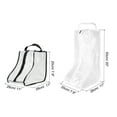 thumbnail image 2 of Uxcell Boots Storage Bag, Dust Proof Tall / Short Boots Carry Bags for Travel, Black White 2 Pack, 2 of 6