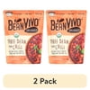 (2 pack) BeanVIVO Organics Three Bean Vegan Chili - Good Source of Fiber - Nutritious & Microwave Meals - Gluten-Free Plant Food - 10 oz Pouch