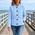 thumbnail image 5 of Plus Size Jackets for Women Quilted Lightweight Button Down Puffer Jacket Coats Padded Outwear with Pockets, 5 of 7