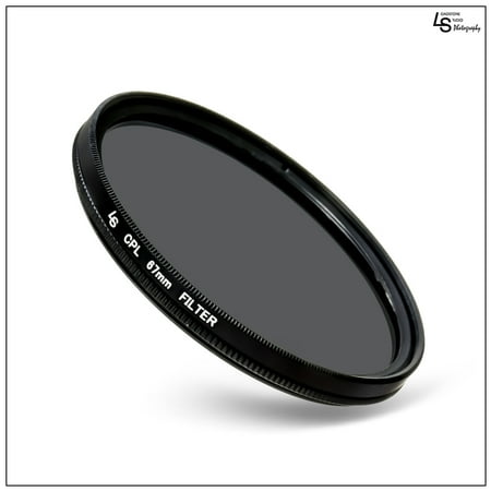 67mm Circular Polarizing CPL Low Profile Slim Design Lens Filter for Canon and Nikon DSLR Camera Lenses by Loadstone Studio