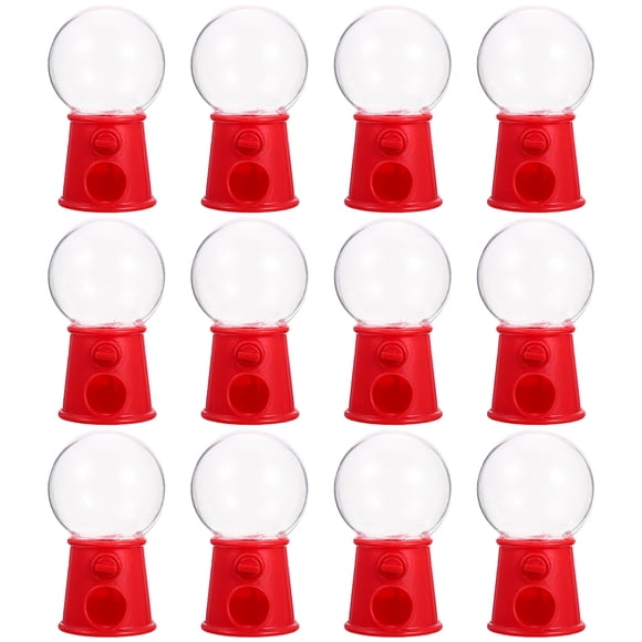 12 Mini Máquinas de Chicles, Dispensador de Caramelos, Caja de Dulces Creativa para Bodas, Decoración para Tartas