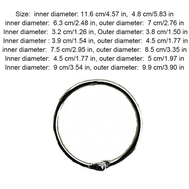 Hinged Links Ring Book Binder Scrapbooks Scrapbook Albums Albums Calendars Photo Binding Rings Portable DIY Making Handicraft Supplies Type 8