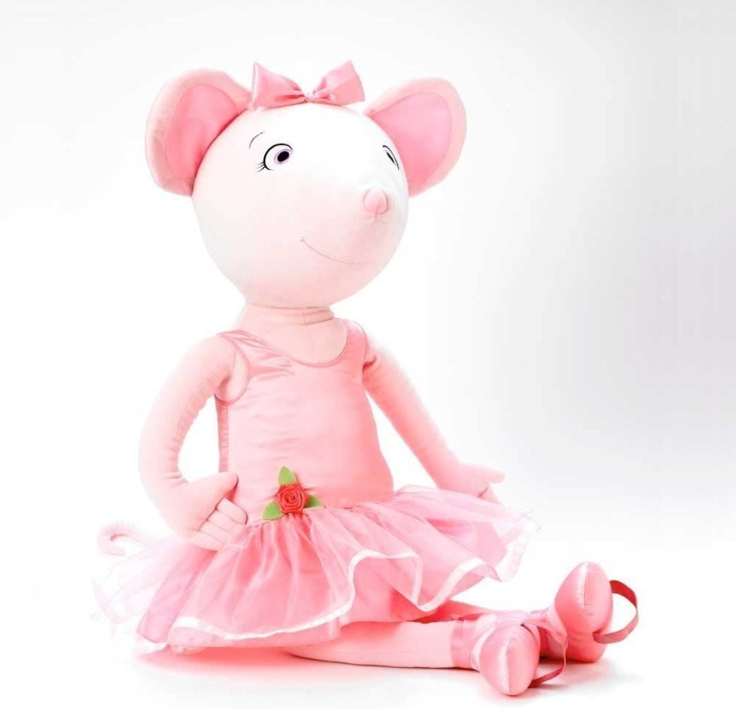 OFFICIAL BRAND NEW 17" PINK ANGELINA BALLERINA PLUSH SOFT TOY PINK DOLL 