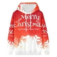 thumbnail image 3 of CONZONE Christmas Men's Hoodies Xmas Snowflake Hoodie for Men Graphic Long Sleeve Pullover Hooded Sweatshirt Soft Fall Winter Sweatshirts With Pocket, 3 of 5