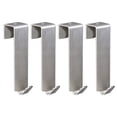 thumbnail image 2 of Gancho de puerta de acero inoxidable sin perforaciones gabinete puerta dormitorio gancho abrigo gancho, 2 of 10