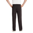 thumbnail image 3 of hajo pantalones de spa para hombres - pantalones de jogging, homewear, stay fresh, mezcla de algodón elástico, uni Negro 5XL (5X-Large), 3 of 3