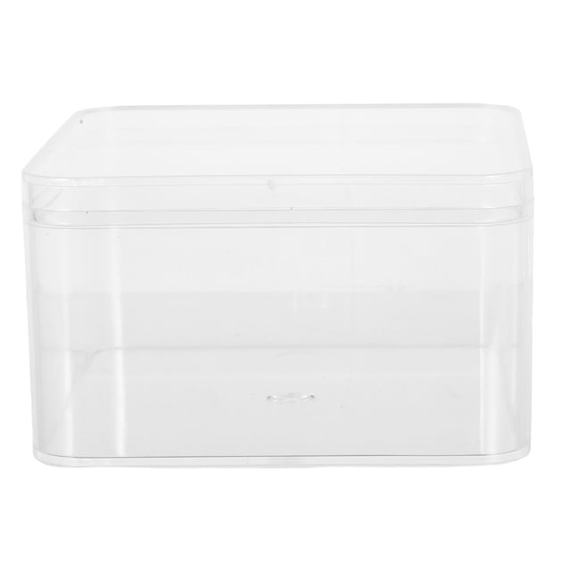 unbranded 4Ud Cuadrado De Acrílico Transparente Con Para Organización Compacta