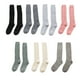 thumbnail image 5 of Jumpingount Calcetín largo térmico de moda transpirable calcetines calentadores muslo regalos uniforme disfraz niñas Otoño Invierno camarón Type1 NO1, 5 of 6