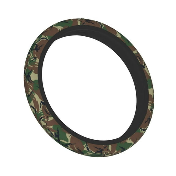 Universal 15 Inch Camouflage Elastic Stretch Neoprene Steering Wheel Cover For Car Truck Suv