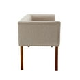 thumbnail image 4 of Porthos Home Nevis Fabric Upholstered Bench with Rubberwood Legs, 4 of 7