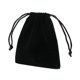 thumbnail image 4 of FOMIYES - 2 bolsas de tela con cordón, color negro, para guardar joyas, talla L, 4 of 5