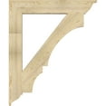 thumbnail image 3 of Ekena Millwork 6"W x 40"D x 48"H Balboa Traditional Rough Sawn Bracket, Douglas Fir, 3 of 4
