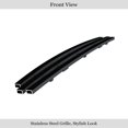 thumbnail image 2 of APS 2005-2011 Toyota Tacoma TRD Sport Hood Grille Black Stainless Steel Billet Grille 8x6 horizontal billet, 2 of 2
