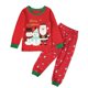 thumbnail image 2 of Conjunto de pijamas de Navidad para niños y niñas, ropa de dormir con dibujos animados, Tops y pantalones de algodón, 2 piezas, invierno, 2023, 2 of 3