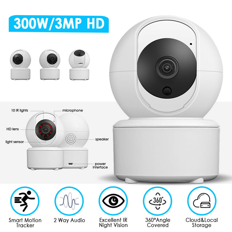 Xiaomi Mi 360° Home Security Camera 2K, Mi Smart IP Camera 2K 360 Angle  Video CCTV WiFi Night Vision Wireless Webcam Surveillance Camera Baby  Monitor