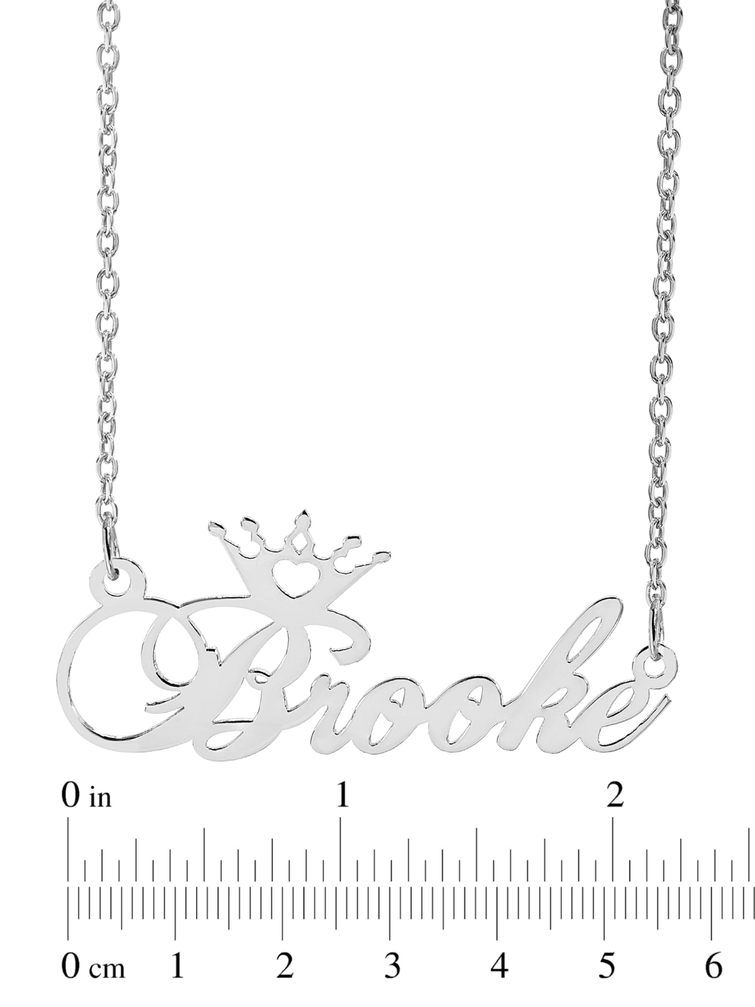 Personalized Crown Name Necklace